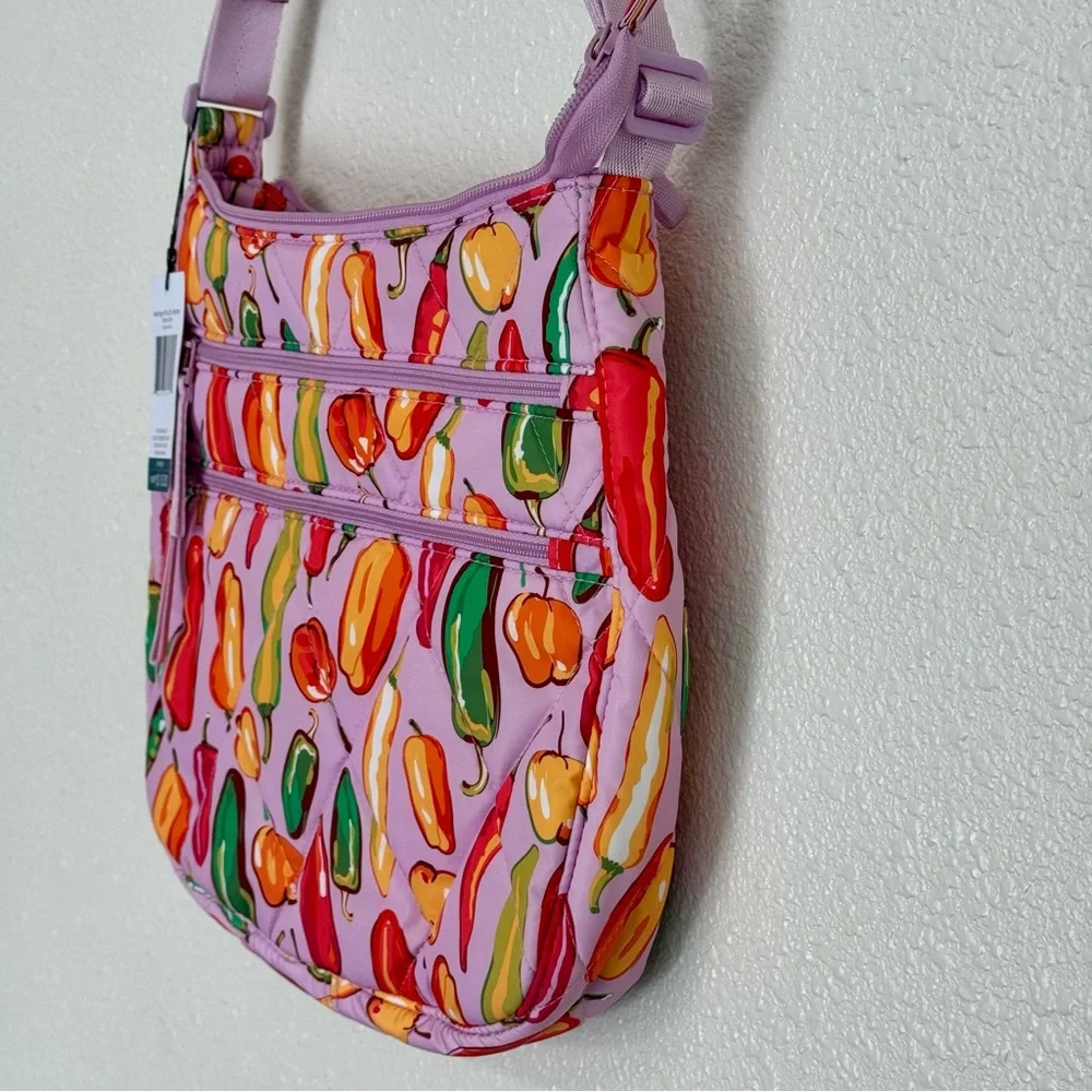 Vera Bradley New‎ Spice It Up Heritage Trio Zip Hipster Crossbody Bag Purse